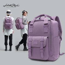 HOTSTYLE large capacity shoulder bag female 15 6 inch computer bag junior high school schoolbag solid color Travel Backpack