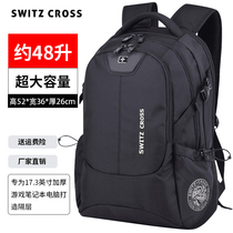 Swiss backpack mens backpack large capacity 17 3 inch extra large computer bag notebook business travel bag