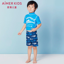 Adoring children 3-year-old boy boy student Island diary printed five-point swimming trunks beach pants AK267X72