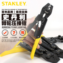 Stanley imports powerful nude line terminals press pliers ratchet cold piezoelectric manual labour-saving clamp line press pliers