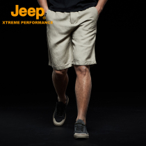 JEEP JEEP mens shorts summer five-split pants loose straight casual thin sports pants mens trend