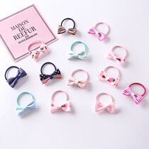 Pets do not hurt fur gluten candy color butterfly knot hair ring Puppy head rope Zhair Jokha Princess Hair Accessories