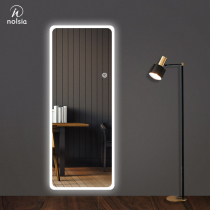 nolsia smart frameless full-length mirror led light mirror Wall-mounted full-length mirror Wall-mounted fitting mirror with light decorative mirror