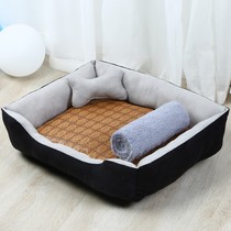 Kennel ins Wind Four Seasons universal removable and washable Mart bed large dogs off the ground in summer cool nest moisture proof Top Cat nest