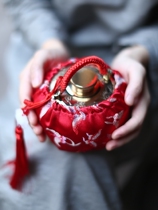 Tang Po pure copper thick cover hand hot water bag cover old-fashioned retro warm foot water water hot water bag ancient wind warm quilt