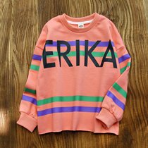 (Broken Yard clear cabin) girls sweatshirt thin spring autumn blouse womens great boy foreign air treetop 2021 new childrens clothing