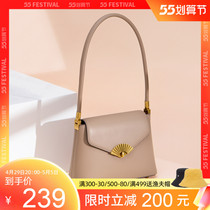 Red Valley Womens Bag 2021 New Temperament Comeback Bull Leather Single Shoulder Bag National Tide Elegant Armpit Bag women 100 lap 4119