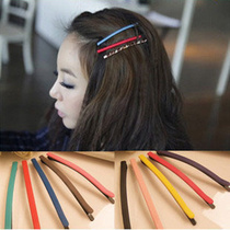 Korean hair accessories no trace headgear color clip top clip hairhairclip Korean version of bangs side clip hairpin clip small accessories