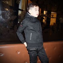 lavensey Lewen Xi childrens clothing autumn and winter new mens hooded cotton polyester jacket padded jacket
