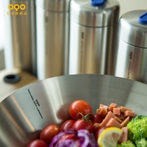 OQO euro stainless steel vegetable basin water ice pot creative salad basin 507066