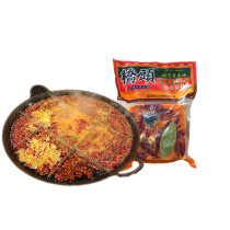 () Chongqing Qiaotou old fire pot bottom 500g Chongqing butter hot pot bottom material spicy hot pot seasoning