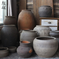 Ancient pottery pots Earth Pottery original ecological collection ornaments antique cornery pots fake antique vases Chinese style