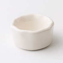 Swedish imports Gerbera Design pure handmade white clay Clay Eggs Cup Baking Sweet Bowl Western Meal Soup Bowl