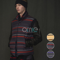 (11 11 special) UC Takahashi shield different material splicing horse sleeve super slim stand collar waterproof down jacket