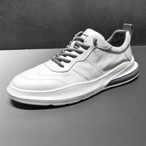 Hong Kong Chao brand 2020 Korean version of new mens shoes leather sports board shoes youth Joker casual shoes fashion small white shoes