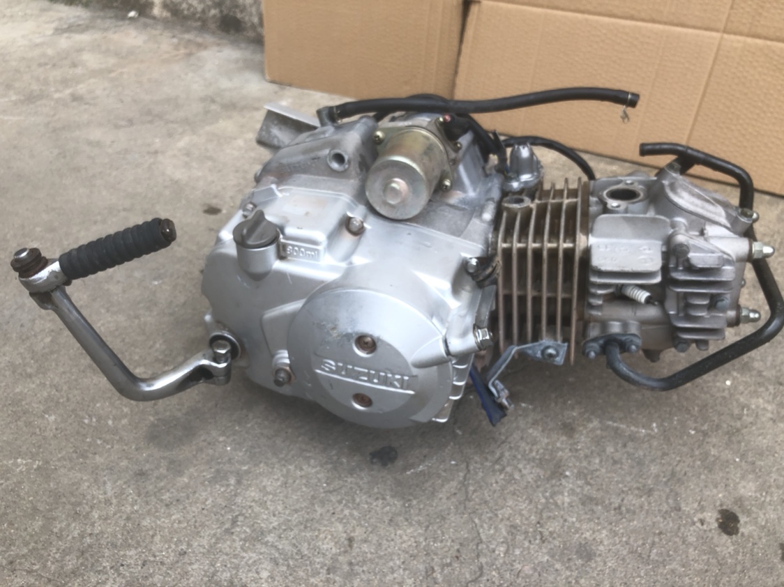 Secondhand Suzuki Racing 110 Bending Beam Motorcycle Engine QS110 assembly TianRungen General Original Loading Machine-Taobao