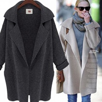 2020 women automatic winter loose cardigan sweater coat jacket