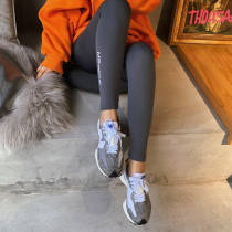 Xixi women Europe station 2020 winter New High waist tight elastic thick plus velvet leggings female 40638