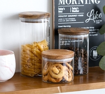 New products Acacia wood sealed cans Milk powder tea coffee dried fruit storage bottles Sealed cans storage cans Snack cans