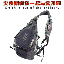 Smith Luia slanted satchel multifunction single shoulder bag with adjustable back straps can be inserted with a camouflated fishing gear bag
