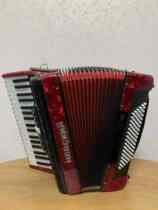  Xian professional performance 37-key new white wine red Russian will art center for 96 bass accordion