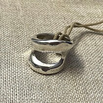 Limited special price Spanish small crowdbrand UNOde50 extremely brief personality ring handmade European and American Fan light extravagant silver plated