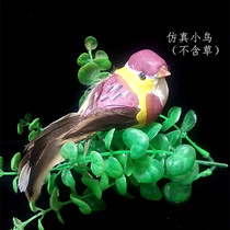  Special clearance·3-color bird simulation feather bird Small sparrow foam bird ornament