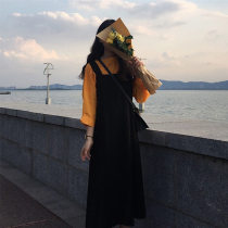 2021 spring new Japanese fried street gentle department wear back with skirt suit temperament can be salt can be sweet dress female