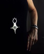 North African nomads Tuareg Cross Old Silver Pendant Old Silver Accessories DIY Live Live