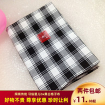 Southern Fujian custom baby black and white grid cloth flower Pao flower quilt ten thousand word package Xiamen wedding custom dowry supplies