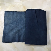 Old earth cloth hand minority traditional culture hand dyeing plant dyed indigo dyed back word lines wrinkle bucket cloth