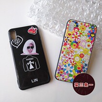  LIN CHAO ZHANG TWO-COLOR full print SUN FLOWER MOBILE PHONE CASE