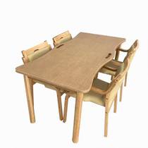 Nursing home nursing home solid wood table dining chair nursing home Aging Furniture Solid Wood Hand Grip Table Plum Blossom Table