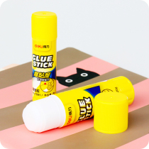 Simple Korean creative stationery cute candy color Jelly Glue stick glue strong sticky solid glue