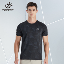 TECOP Tango Outdoor Speed Dry T-shirt Men And Women Camouflares Printed Short Sleeves Breathable Quick Dry Clothes Sports Fitness