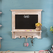 Retro old Blackboard Cafe Shop Bar wall hanging home entrance wall adhesive hook model room decorations