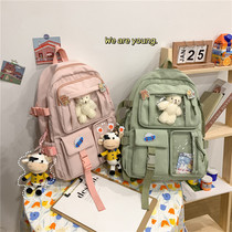 School bag ins Japanese large capacity good quality 2021 new school bag female Korean version of high school students junior high school students Harajuku