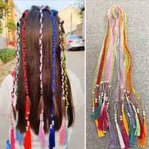 Spring and autumn children out of a fairy qi full yarn with streaming Su choreography rope girl personality Colorful Wind Princess Hair Accessories