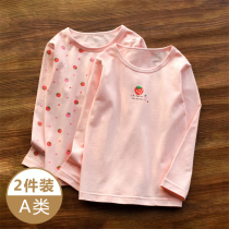 Girls autumn clothes one-piece blouse for children beating undershirt pure cotton female baby full cotton lingerie big girl little girl hit undercoat