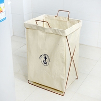 Cotton linen fabric art dirty clothes storage basket Dirty clothes Lou portable foldable waterproof dirty clothes basket toy storage and finishing