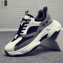 Old Daddy Shoes Men Ins Tide Han Version New Spring Breathable Net Face Heightening Panda Shoes Thick Bottom Casual Mens Wave Shoes