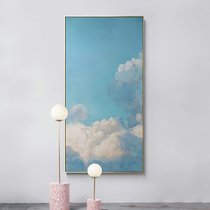 Qianxianging painting modern vertical porch decorative painting corridor aisle mural oil painting into the household Nordic simple hanging painting