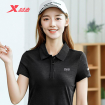 Special Step Short Sleeve T-shirt Woman 2022 Summer new turn collar Body Polo Shirt Breathable Casual Wear Sport Suit Jacket