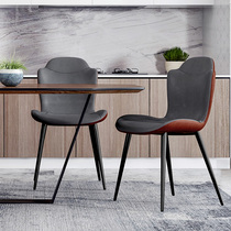 Italian Minimalist Dining Chair Light Lavish Minimalist Home Comfort Small Household Type Soft Bag Backrest Chair Casual Makeup Computer Chair