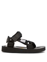 2021 SUICOKE black buckle flat womens shoes