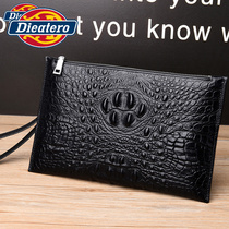 2021 New Fashion Mens Handbag Genuine Leather Wallet Business Handheld Hand Grab Bag Mens Bag Mens Hand Grip Bag Tide
