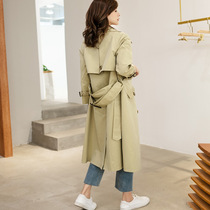 European Station Fashion Wind Cloisters Women in the middle of spring and autumn 2020 new Waist temperament Inn style Inn wind coat jacket