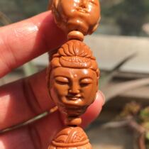 South Artificial Olive Nuclear Engraving Eight-treasure Guanyin Handstring To Play Olive Hu Mens Handstring Eight Guanyin Handstrings