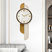 Light extravagant fashion Decorative Clocks Nets Red Clock Hanging Wall Creativity Modern Hanging clock Living room Home Brief Silent Hanging Watch