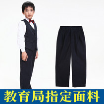 Beautiful Olympic unified Shenzhen school uniform primary school dress pants autumn and winter boys suit trousers